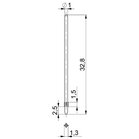Steckerstift - mit Prägung - 1366 Q Ms sn